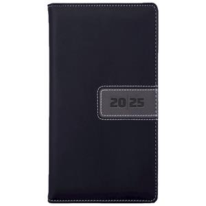 Diary RIGA weekly pocket 2025 Polish - black/grey