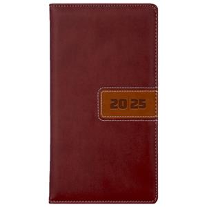 Diary RIGA weekly pocket 2025 Slovak - brown
