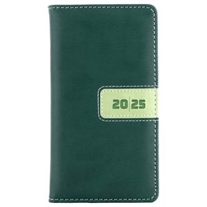 Diary RIGA weekly pocket 2025 Slovak - green