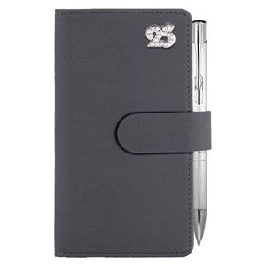 Diary SPLIT CRYSTAL weekly kapesní 2025 Polish - grey