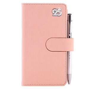 Diary SPLIT CRYSTAL weekly kapesní 2025 Polish - light pink