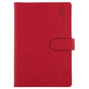 Diary SPLIT daily A5 2024 Czech - red