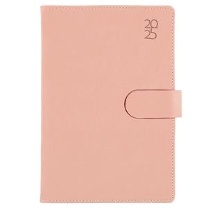 Diary SPLIT daily A5 2025 Czech - light pink