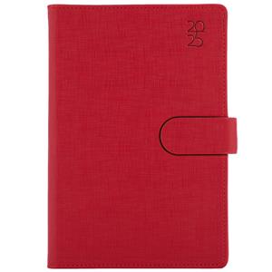 Diary SPLIT daily A5 2025 Polish - red
