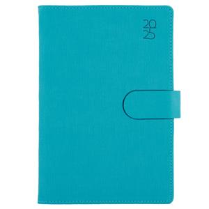 Diary SPLIT daily A5 2025 Slovak - turquoise