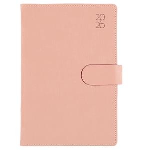 Diary SPLIT daily A5 2026 Czech - light pink