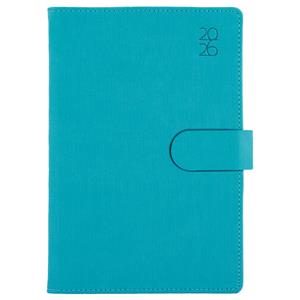 Diary SPLIT daily A5 2026 Czech - turquoise