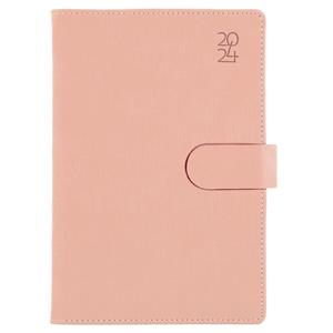 Diary SPLIT weekly A5 2024 Czech - light pink