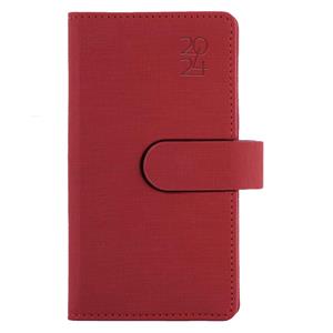 Diary SPLIT weekly pocket 2024 Czech - red