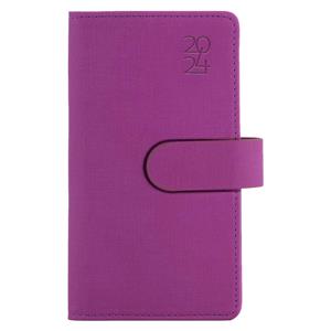 Diary SPLIT weekly pocket 2024 Slovak - fuchsia pink