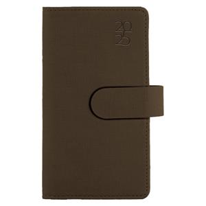 Diary SPLIT weekly pocket 2025 Polish - brown