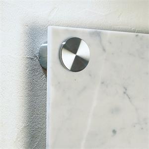 Distanční pohledový šroub Fisso steel, průměr 15 x 15 mm stříbrný, 4 ks