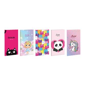 Fortnightly pocket diary 2024/2025 Girls - mix 10 pcs