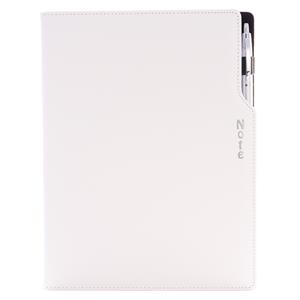 GAP note A4 squared - white/black stiching