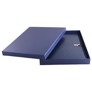 GEP conference boards in a blue gift box with a lined pad