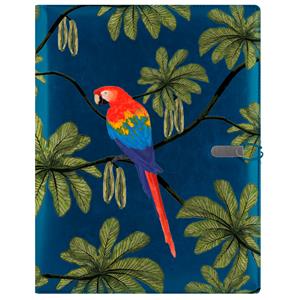 GEP DESIGN conference boards in a blue gift box - Parrot with a blank pad