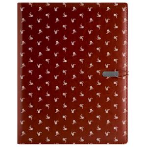 GEP DESIGN conference boards in a brown gift box - White flower with a squared block block