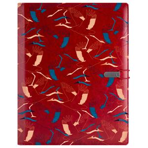 GEP DESIGN conference boards in a burgundy gift box - Crane with dotted block