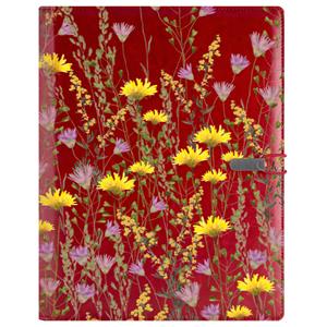 GEP DESIGN conference boards in a burgundy gift box - Meadow with a lined notebook