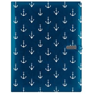 GEP DESIGN conference boards in a gift box blue - sailor - anchors with a squared block block