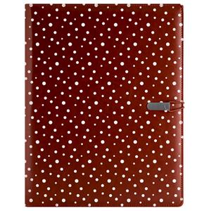 GEP DESIGN conference boards in a gift box brown - polka dots with a clean block