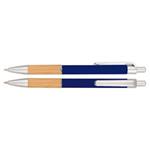 Jigga ballpoint pen - dark blue/light wood