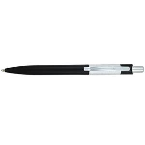 Kuličkové pero Aira - černá - stříbrná matná