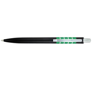 Kuličkové pero Aira - černá - zelená
