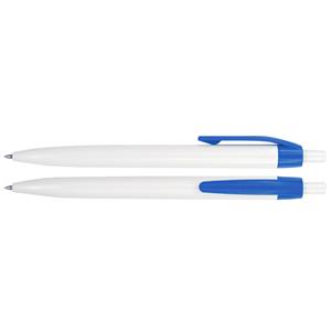 Kuličkové pero Andele - bílá - modrá