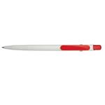 Kuličkové pero Bravo - bílá - červená