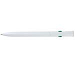 Kuličkové pero Hirta - bílá - zelená