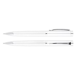 Luxury metal ballpoint pen Calliope - silver matte