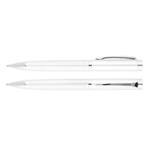 Luxury metal ballpoint pen Calliope - silver matte