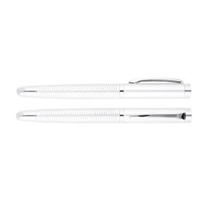 Luxury metal fountain pen Clio - silver matte