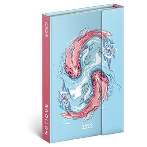 Magnetic weekly diary 2023 B6 Fish