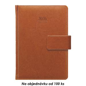 Monthly and weekly diary 2026 Kastor A5 - brown