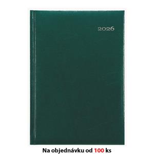 Monthly and weekly diary 2026 Slovak Kronos A5 - green