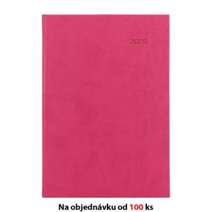 Monthly and weekly diary 2026 Slovak Viva A5 - pink