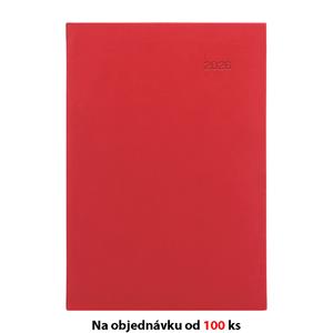 Monthly and weekly diary 2026 Slovak Viva A5 - red