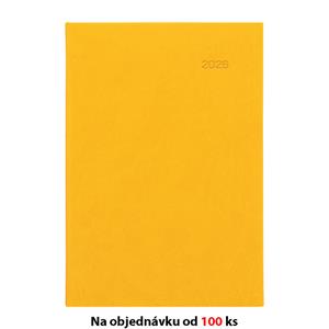 Monthly and weekly diary 2026 Slovak Viva A5 - yellow