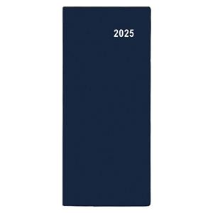 Monthly Diary 2025 Božka PVC pocket - blue