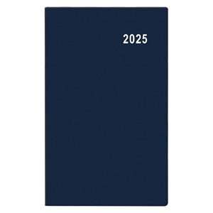 Monthly Diary 2025 Diana PVC pocket - blue