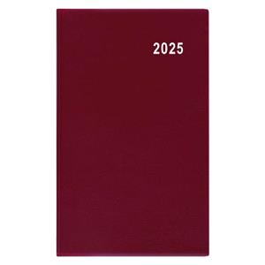 Monthly Diary 2025 Diana PVC pocket - burgundy