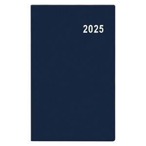 Monthly Diary 2025 Marika PVC pocket - blue