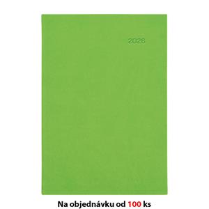 Monthly diary 2026 Slovak with notepad Viva A5 - green