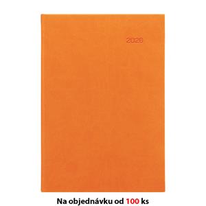 Monthly diary 2026 Slovak with notepad Viva A5 - orange