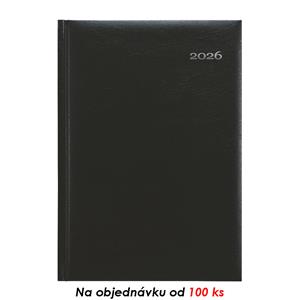 Monthly diary 2026 with notepad Viva A5 - black