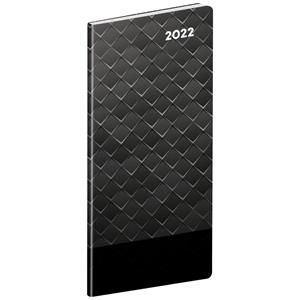 Monthly pocket Diary 2022 Black Metal SK