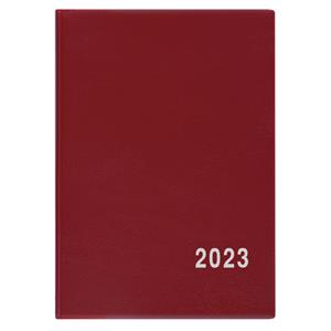 Monthly pocket Diary 2023 Anezka PVC - Burgundy