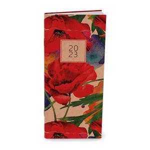 Monthly pocket Diary 2023 Bozka Kraft - Flowers